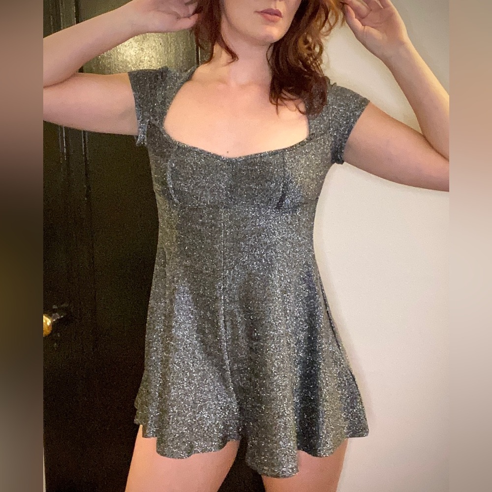 Urban Outfitters NWT Glittery Romper Size Medium